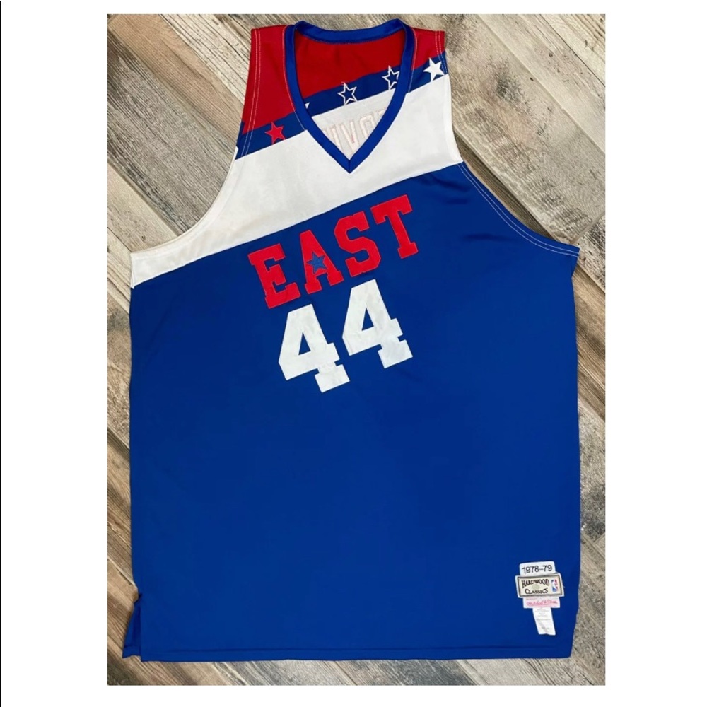 VTG Gervin USA Jersey Hardwood Mens Classics Mitchel and Ness 1978-79 Size 60